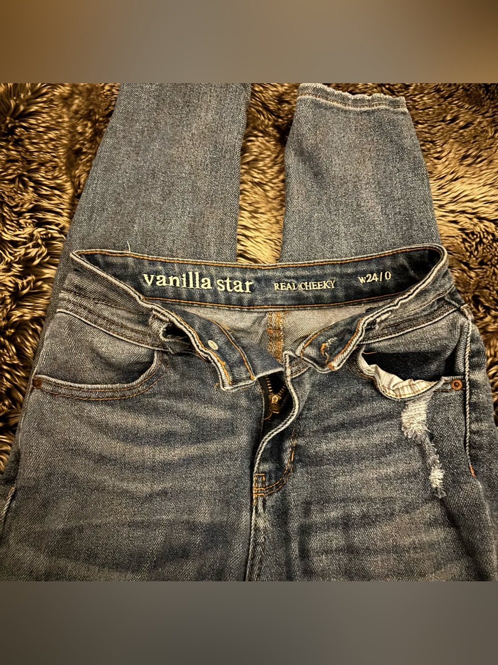 Vanilla Star Skinny Jeans in Blue Denim